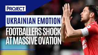 Ukrainian Soccer Player's Emotional Standing Ovation