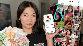 ich habe 1 Jahr lang versucht mit Tiktok Geld zu verdienen (1*****€)