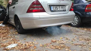 Mercedes c200 straight pipe