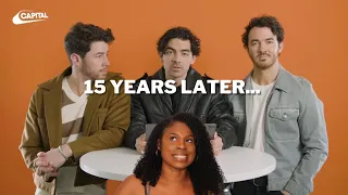 The Jonas brothers reacting to their “Burnin up” music video | Reaction