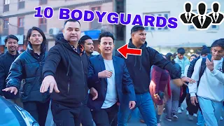 YouTuber Prabesh Hires 10 BodyGuards💪🏼 - Prank