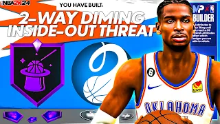 Creating the Ultimate 2-Way Diming Inside-Out Threat on NBA 2K24!