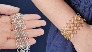 2 Best Beginners Chainmail Bracelets Tutorial - Easy Jewellery Tutorial