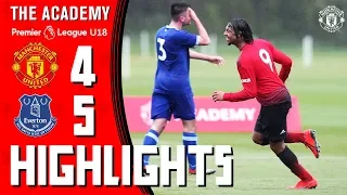 U18 Highlights | Manchester United 4-5 Everton | The Academy