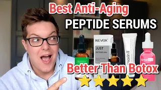 TOP 5 PEPTIDE SERUMS - Better Than Botox (Maximum Anti-Aging)