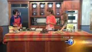Cybele Pascal Makes Gluten-Free Vegan Brownies on ABC 7