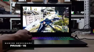 PRIME 15 GAMING NOTEBOOK GAMEPLAY BENCHMARKS (GTX 1070 MAXQ)