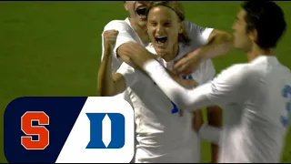 Duke vs Syracuse, College Soccer Highlights