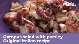 OCTOPUS SALAD WITH PARSLEY - Italian recipe