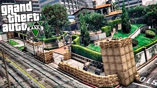 GTA 5 Моды: Самая лучшая база выживших - Зомби Апокалипсис в Лос-Сантосе!