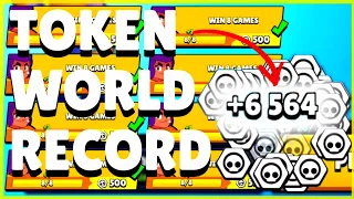New TOKEN WORLD RECORD! 6564 Tokens All At Once | Brawl Stars