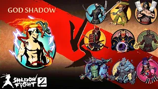 Shadow Fight 2 God Shadow Vs All Bosses Epic Battle