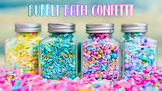 Make Bath Time Whimsical With Bubble Bath Confetti!