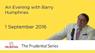 An Evening with Barry Humphries