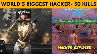 😱 50 kills New World Record - World Biggest Hacker in BGMI - GAMEX TIGER