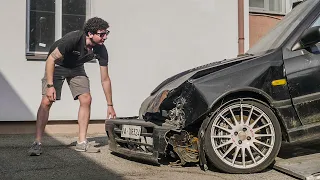 Nissan Sunny GTiR: Accartocciata e abbandonata - Davide Cironi (Dal Pollaio alla Pista Ep.5 SE04)