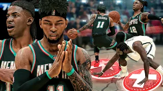 NBA 2K22 PS5 MyCAREER - Collected Harden Ankles! Ja Morant Dunks On EVERYONE!