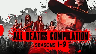 The Walking Dead. All deaths compilation (seasons 1-9)