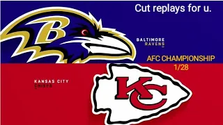 NFL HIGHLIGHTS 2023: Chiefs vs. Ravens AFC Championship | Game Highlights