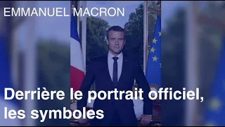 Les symboles cachés du portrait officiel d’Emmanuel Macron