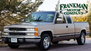 115K Mile - 1994 Chevrolet C 1500 Silverado - Frankman Motors Company - Walk Around/ Driving Video