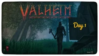 Valheim - First Day - Build Small Hut!