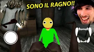 MANGIO BALDI MENTRE SONO IL RAGNO SU GRANNY!!