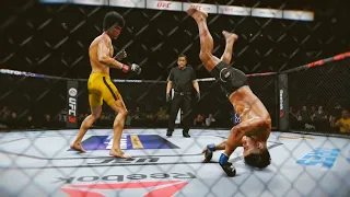 BRUCE LEE VS SERGIO PETTIS | UFC 3 BRUTAL FIGHT | UFC 3 K1 RULES | UFC 3 2020 | EA SPORTS UFC 3