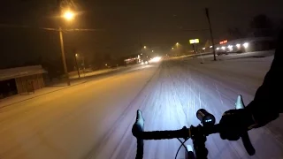 Winter Cycling Snow Studded Tires Tyres Ice Cycle Night Commute BikeBlogger