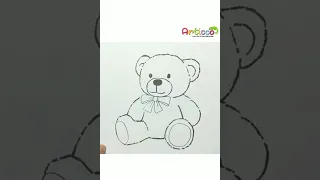 How to Draw Teddy Bear Easy to Learn #Short