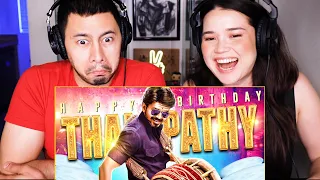 THALAPATHY VIJAY BIRTHDAY MASHUP 2021 | Linto Kurian | Reaction by Jaby Koay & Achara Kirk!