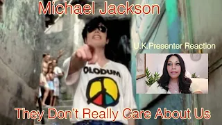 Michael Jackson They Don't Really Care About Us - U.K.Presenter Reaction