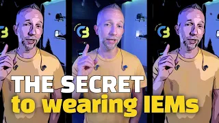 How to Wear IN-EAR Monitors CORRECTLY (the SECRET)