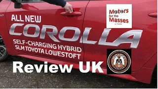 2019 NEW Toyota Corolla Hybrid Test UK