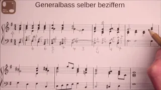 #5 Generalbass: Selber beziffern (Übungsvideo)