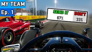 F1 22 My Team Career But My Subscribers Make All Decisions For Me...