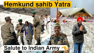 Hemkund Sahib Yatra 🙏🏻 Salute To Indian Army 🫡 🇮🇳 🙏🏻 | Part -2 | Daman Sethi