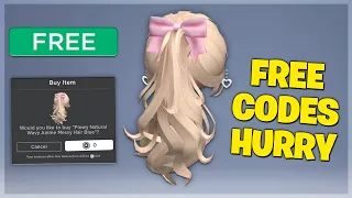 NEW CODES THAT GIVE YOU FREE HAIR!