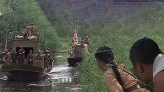 【Full Movie】Japs massacre in village, but a village girl, skilled in water warfare, eliminates Japs.