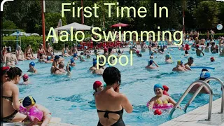 Aalo Swimming Pool Vlog|| First time Swimming pool in West Siang District.