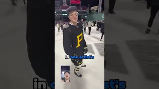 Skating a lap with Jake Guentzel of the Pittsburgh Penguins