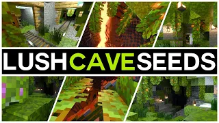 LUSH CAVE SEEDS For Minecraft Bedrock Edition! (Minecraft 1.17 Beta Seeds)