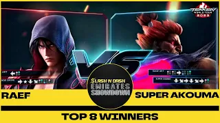 Super Akouma vs Raef Top 8 winners - Tekken 7 | Slash N Dash Emirates Showdown 2023 #slashndash7