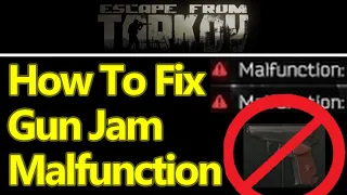 Escape From Tarkov how to fix weapon malfunction / jammed gun