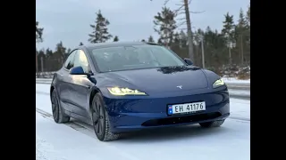 Test av Tesla Model 3 Long Range Highland