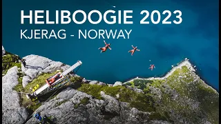 Heliboogie 2023: Base Jumping Extravaganza at Kjerag, Norway's Breathtaking Cliff