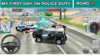 My First Day On Police Duty  - Car Chase and Road Block 🚧