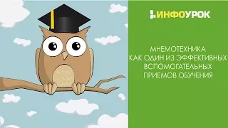 Мнемотехника как один из эффективных вспомогательных приёмов обучения| Видеолекции | Инфоурок