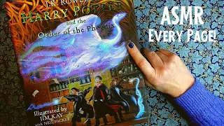 ASMR | 5th Harry Potter Book!! - Beautifully Illustrated! Every Page Show & Tell - Whispered