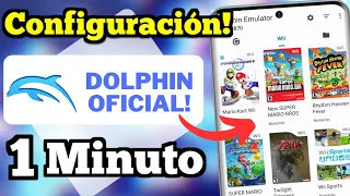 🎮te ENSEÑO a CONFIGURAR DOLPHIN de ANDROID en MENOS de UN MINUTO! SUPER EFECTIVO y BIEN EXPLICADO!